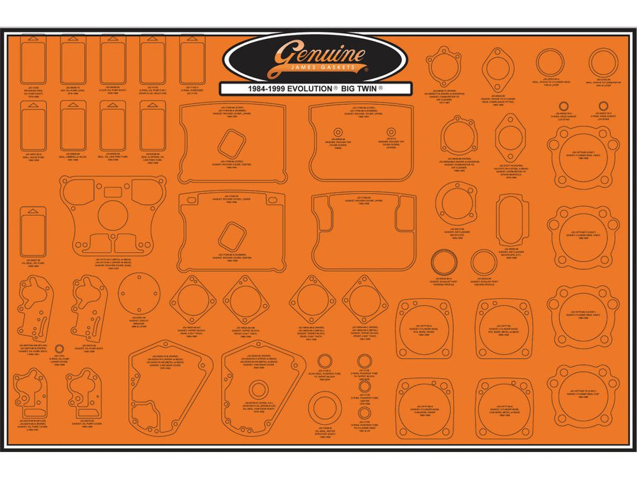 Harley Davidson FX Model [1985-1994] -SEAL PLAAT VOOR 1984-99 EVO BIG-TWIN