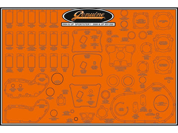 Harley Davidson Sportster [2004-2019] -SEAL PLAAT VOOR XR1200/2004+ Sportster