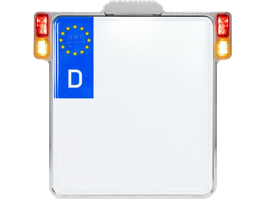 Harley Davidson-all-inn 2.0 kentekenhouder met draai signaal/remlicht/achterlicht en