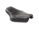 Harley Davidson Sportster [2010-2020]-Streaker Diamond Stitch Seat Black Vinyl-1