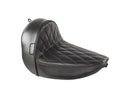Harley Davidson FLS [2016-2017]-Stubs Diamond Stitch Seat Black Vinyl-1