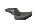 Harley Davidson FX Model [1985-1994] – Kickflip Sitz Diamantsteppung Schwarzes Vinyl-1