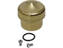 Harley Davidson – Omega Mini Handsteuerung Ölreservoir Messing poliert-1