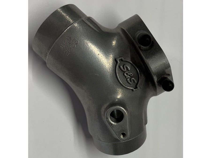 Harley Davidson-Intake-verdeelstuk, S&S Ports, 2-1/16 "Customs, VOES/MAP, #408, Natuur ...
