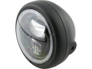 Harley Davidson - Pecos Type 7 5 3/4 "Koplamp zwart poeder -coated LED