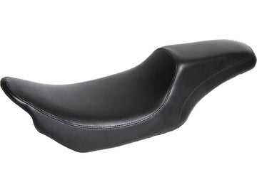 Harley Davidson Touring [2009-2025] – Gunfighter Glattes Sitz Schwarz Kunstleder