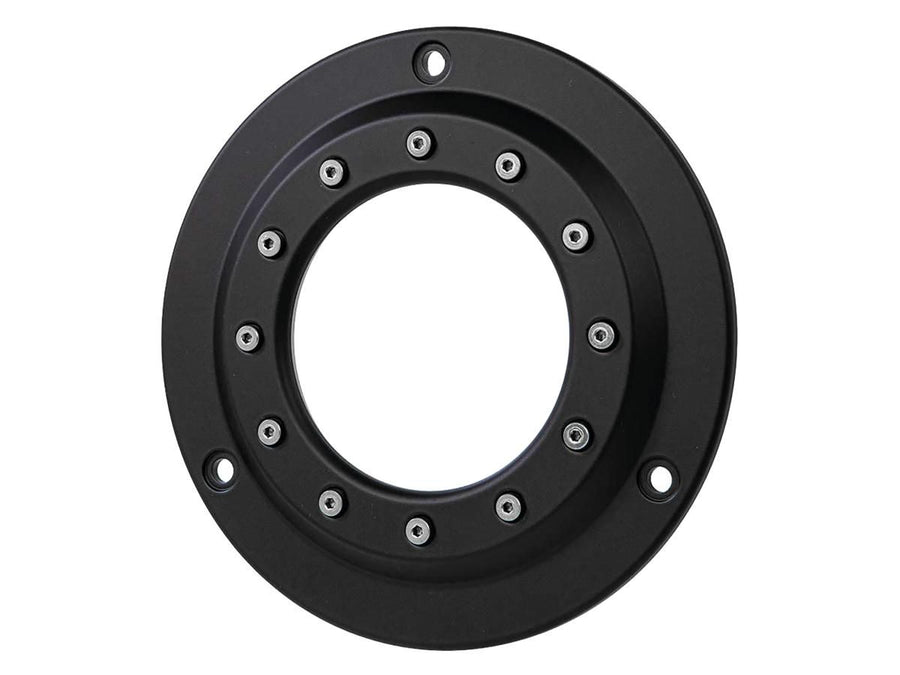 Harley Davidson FX Model [1985-1994] – Porthole Derby Abdeckung 3-Loch Schwarz Satin