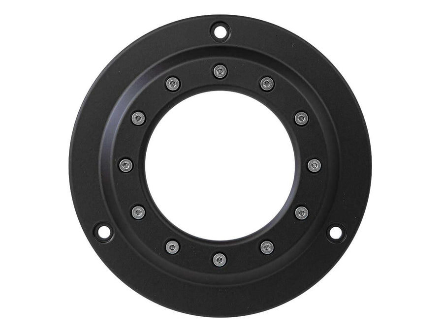 Harley Davidson FX Model [1985-1994] – Porthole Derby Abdeckung 3-Loch Schwarz Satin