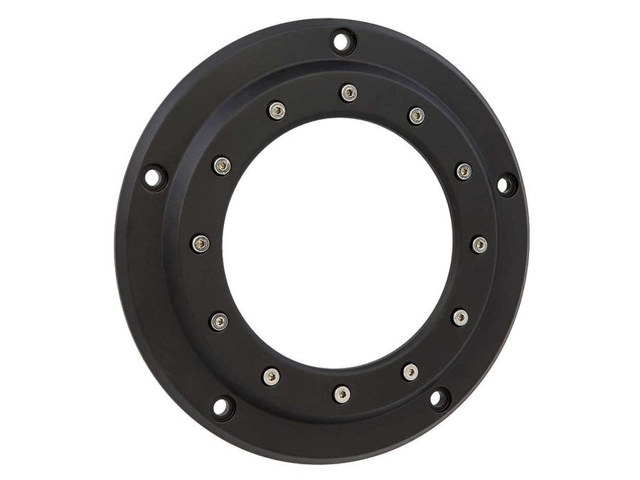 Harley Davidson Dyna [1999-2017] – Porthole Derby Abdeckung 5-Loch Schwarz Satin