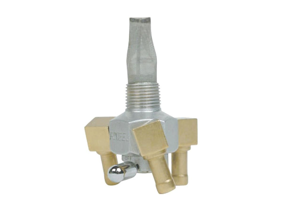 Harley Davidson-Triple Outlet Brandstofklep op/uit alleen zeshoekige klep 3/8 "