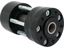 Harley Davidson FXFB [2018-2020]-Double-Rotor ABS front hub black ABS-1