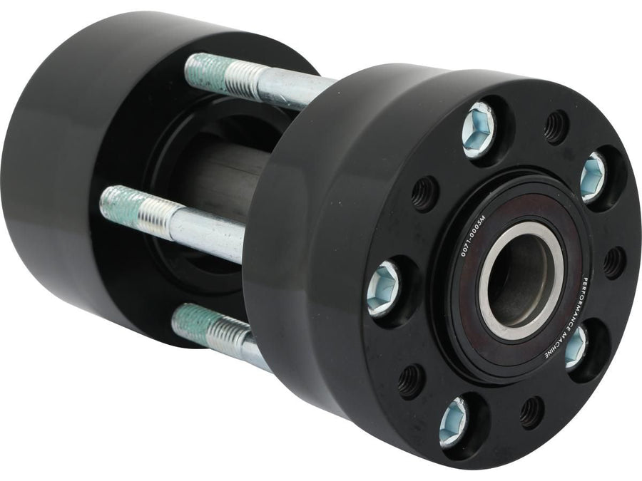 Harley Davidson FXFB [2018-2020]-Double-Rotor ABS front hub black ABS