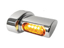Harley Davidson Softail [1993-2024] -winglet Micro Led Ballinker Chrome Satin Rauch LED-4