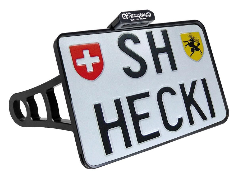 Harley Davidson Softail [2018-2024]-side assembly license plate holder Kit Schweizer