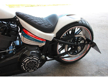 Harley Davidson FLSL [2018-2021] – Renn-Seitenverkleidung geschlitzt Schwarz Glanz - 0