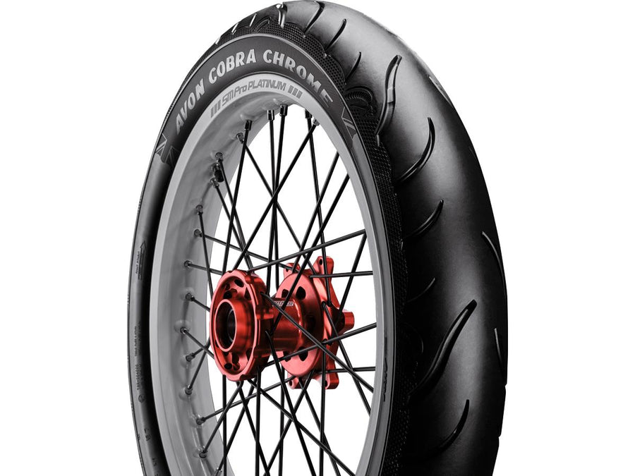 Harley Davidson-Cobra Chrom Tires 120/70-19 (60W) Black Wall