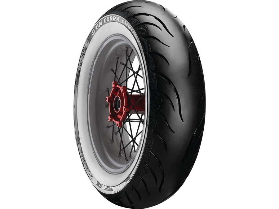 Harley Davidson – Cobra Chrom Reifen 140/90 B-16 77H TL Verstärkt Weißwand