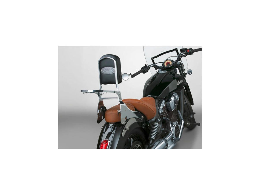Harley Davidson Scout [2015-2024] – Paladin Rückenlehne Gepäckträger Chrom