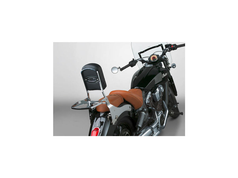 Harley Davidson Scout [2015-2024] – Paladin Rückenlehne Gepäckträger Chrom