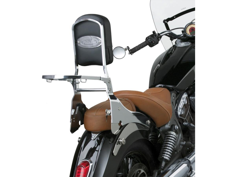 Harley Davidson Scout [2015-2024] – Paladin Rückenlehne Gepäckträger Chrom