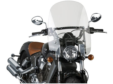 Harley Davidson Scout [2015-2024]-Spartan windshield height: 18.5 "