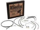 Harley Davidson Touring [2017-2020] -13 "Excavator Bar Cable Set Black Vinyl Abs-1