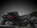 Harley Davidson FLSL [2018-2021] -kick-flip stoel gevouwen naad van zwart vinyl-2