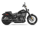 Harley Davidson FLSL [2018-2021] -kick-flip stoel gevouwen naad van zwart vinyl-7