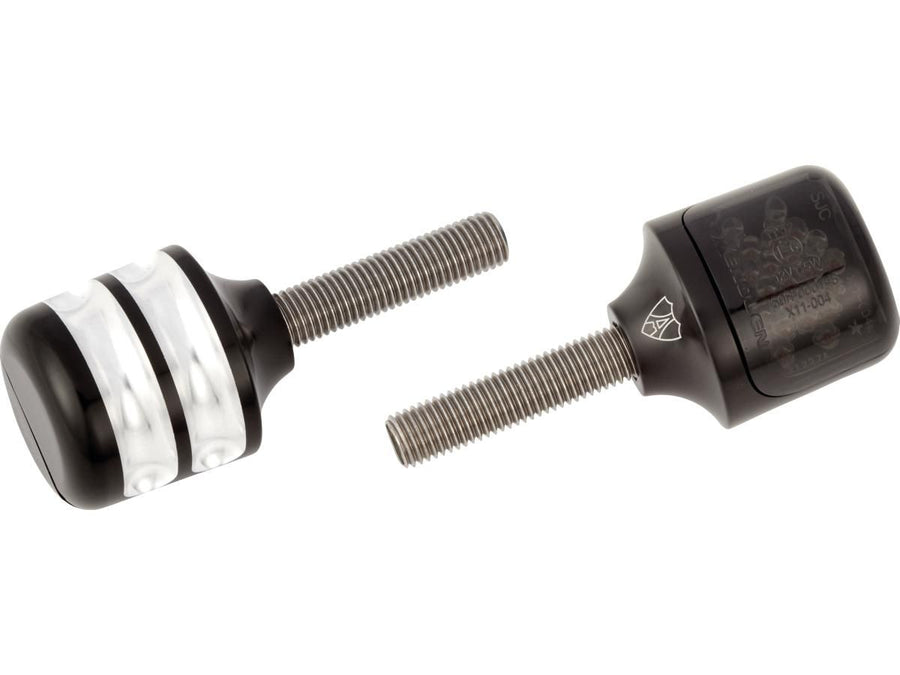 Harley Davidson-gecorrigeerde LED-flitsende Led Bernstein-gekleurde LED's zwart geanodiseerd