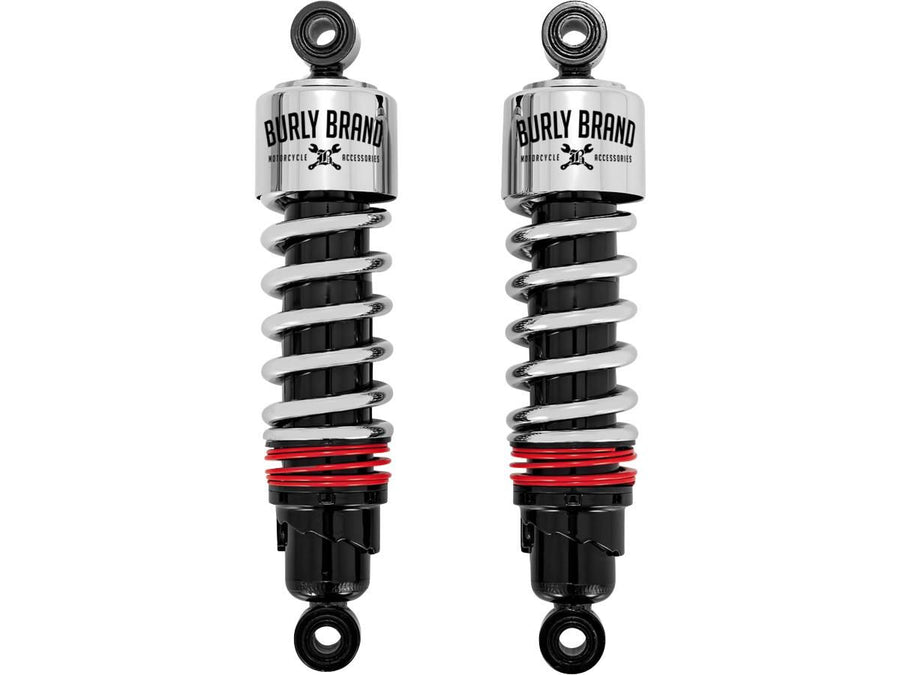 Harley Davidson Sportster [2004-2020]-Slammer plus twin shocks chrome 11.5 "