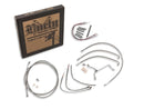 Harley Davidson Flhx [2007-2007]-15 "excavator bar cable set stainless steel clear-1