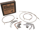 Harley Davidson FLDE [2018-2020]-14 "Gorilla bar cable set made of stainless steel-3