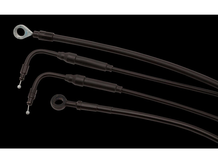 Harley Davidson FLSB [2018-2024]-14 "T-bar cable set black vinyl ABS