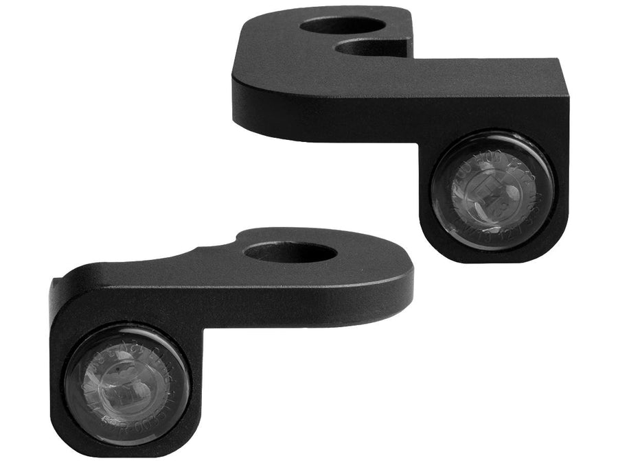 Harley Davidson Dyna [1991-2017]-Nano Series Led Blinker Black Anodized Rauch Led