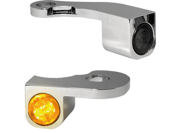 Harley Davidson Softail [2015-2017]-Nano series Led Blinker Chrome Rauch Led - 0