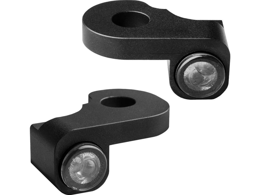 Harley Davidson FXDLS [2016-2017] -NANO-serie leidde knipper zwart geanodiseerd rookglas