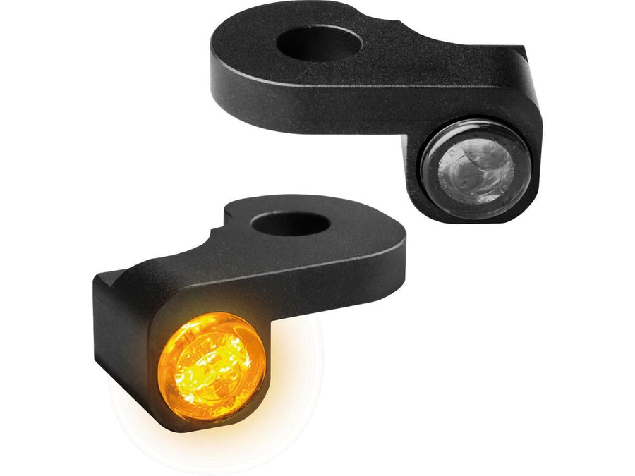 Harley Davidson FXDLS [2016-2017] -NANO-serie leidde knipper zwart geanodiseerd rookglas