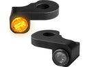 Harley Davidson FXSBSE [2013-2014] – NANO Series LED Blinker Schwarz Eloxiert Rauch-2