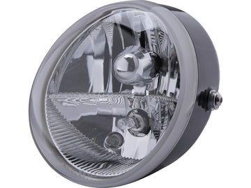Harley Davidson – Ovales Scheinwerfer Schwarz H9