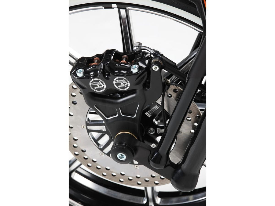 HARLEY DAVIDSON - Aangepaste radiale remklauwcontrast Cut geanodiseerd ...