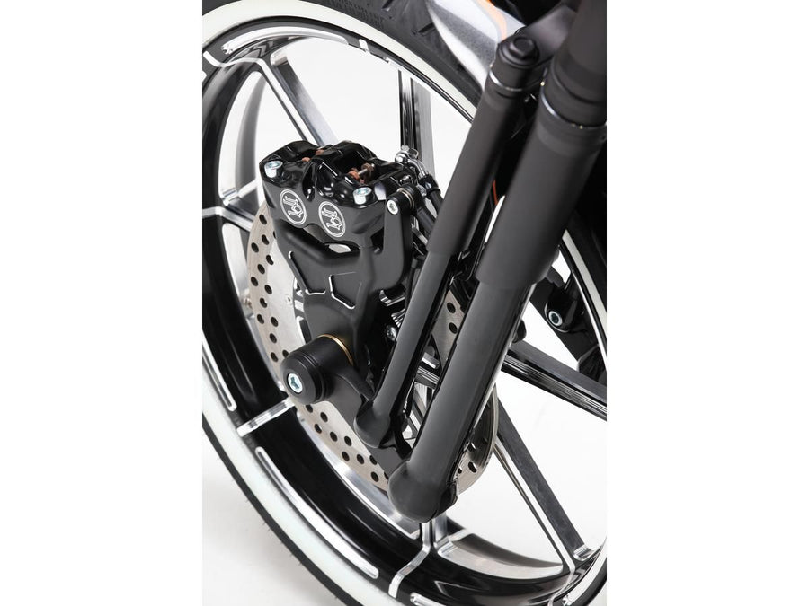 HARLEY DAVIDSON - Aangepaste radiale remklauwcontrast Cut geanodiseerd ...