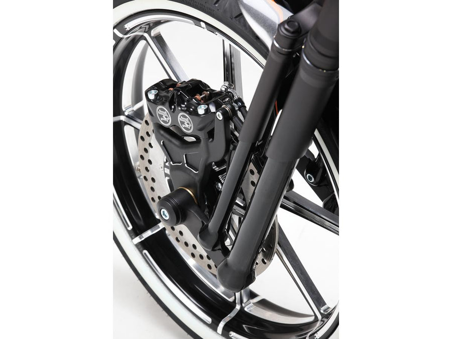 HARLEY DAVIDSON - Aangepaste radiale remklauwcontrast Cut geanodiseerd ...