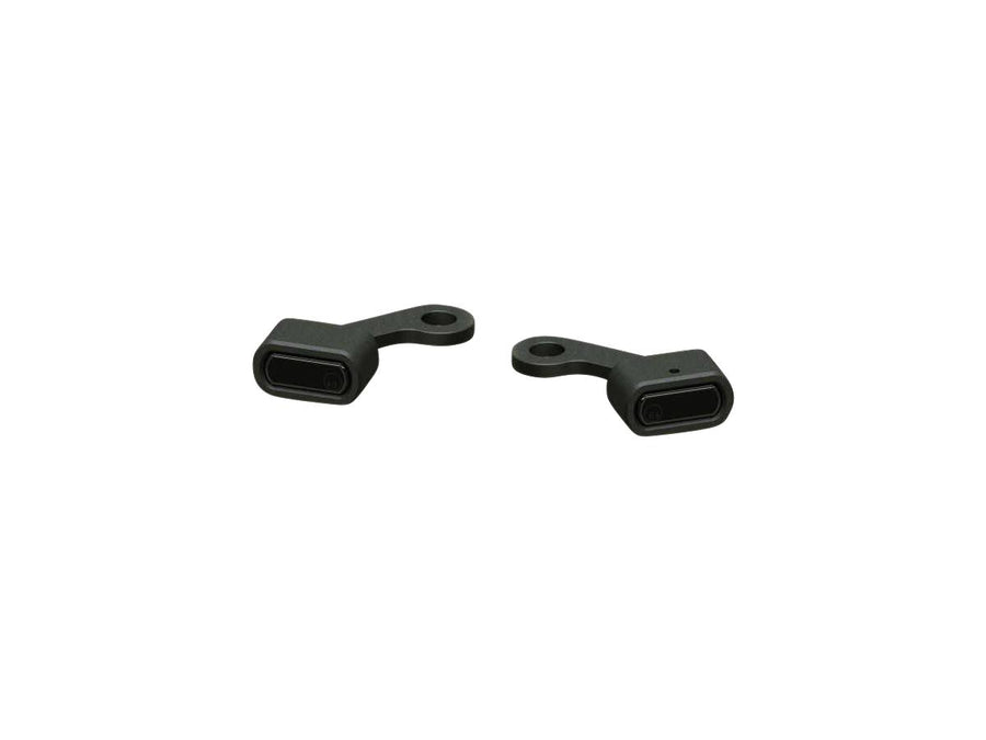 Harley Davidson - stripes Led turn signals black powder -coated light smoke led