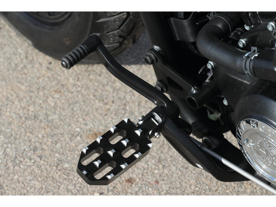 Harley Davidson Indian Scout [2025-2025]-Pilot Twin Footrest Set Black