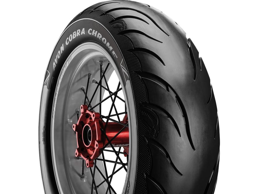 Harley Davidson-Cobra Chrom Tires 180/60 B-17 75V TL Versterkte zwarte muur