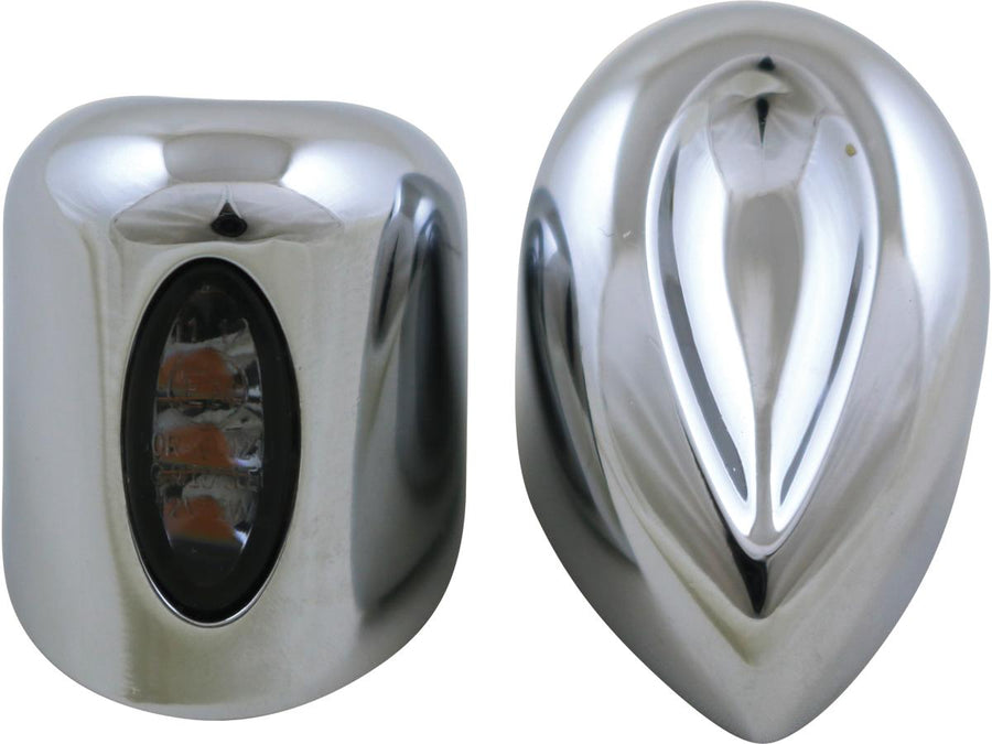 Harley Davidson Fltruse [2015-2016]-Eleypse front indicator for road glide chrome smoke