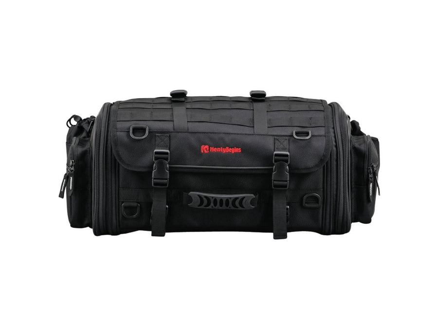Harley Davidson – Erweiterbare Sitztasche mit variablem Volumen von 33 - 42 l Schwarz