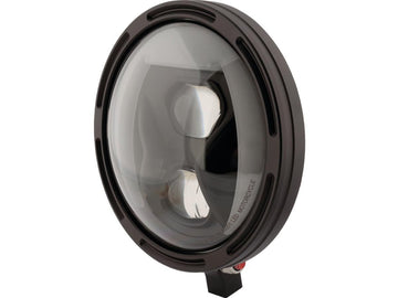 Harley Davidson-Frame-R1 Type 8 LED 7 "Koplampen geïnstalleerd Black Led hieronder