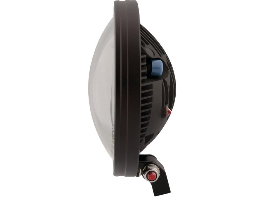 Harley Davidson – Rahmen-R1 Typ 8 LED 7" Scheinwerfer unten montiert Schwarz LED