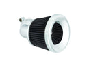 Harley Davidson Dyna [1999-2017]-Velocity 90 ° air filter chrome-1